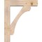 Ekena Millwork Legacy Block Smooth Bracket w/ Offset Brace, Douglas Fir, 7 1/2"W x 32"D x 40"H BKT0806X32X40LEC05SDF - alternate 3